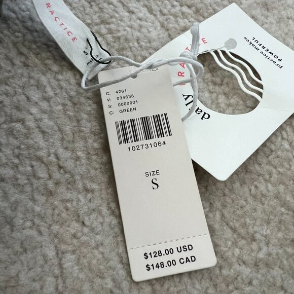 NWT Anthropologie Daily Practice Bank Shot Wide Leg Joggers Pants S Green - Picture 9 of 11